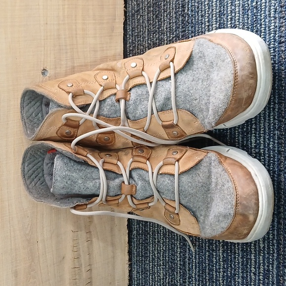 Sorel Explorer II Joan Felt Boots Tawny Buff Moonstone Women’s 11 - Picture 2 of 8